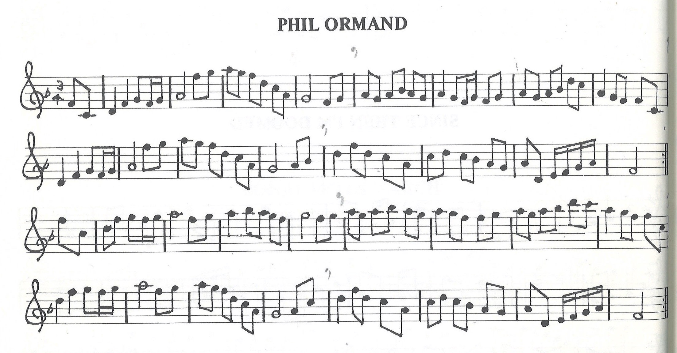scanned sheet music for Phil Ormand